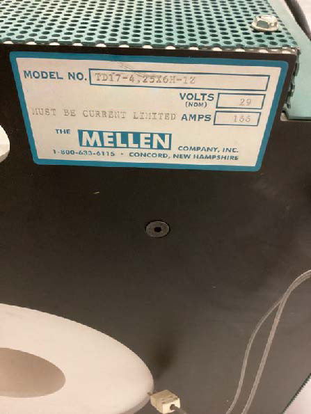 Mellen TC 12.5-4.25 X 16 H 3 Z Furnace