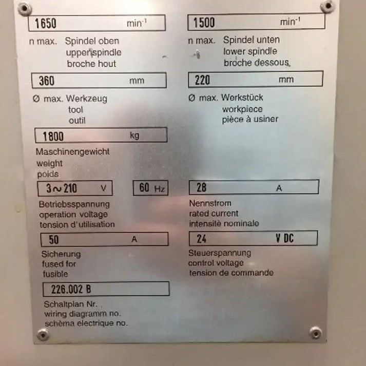 Schneider SLP 200 CNC Spherical Lens Polishing Machine