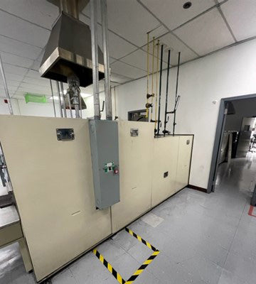 Lindberg 834 A 12-B 12- C 12-D 3-E 12 Continuous Mesh Belt Brazing Furnace