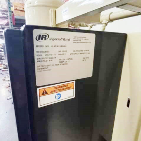 Ingersoll Rand HLA 2501 HE 0 AH Desiccant Compressed Air Dryer