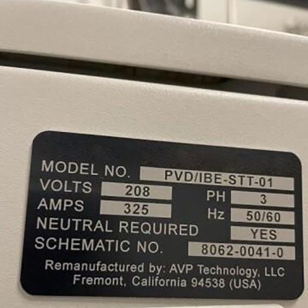 Veeco IBE-STT 01 PVD Sputter (Physical Vapor Deposition)