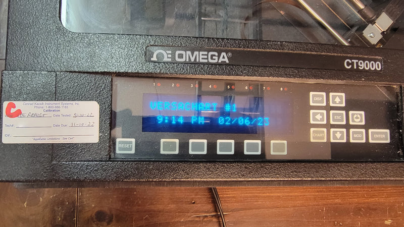 Omega CT 9000 Lab Chamber Chart Recorder