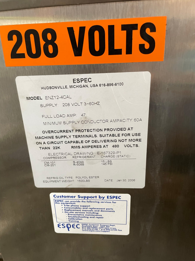 ESPEC ENZ 12-4 CAL Temperature Chamber