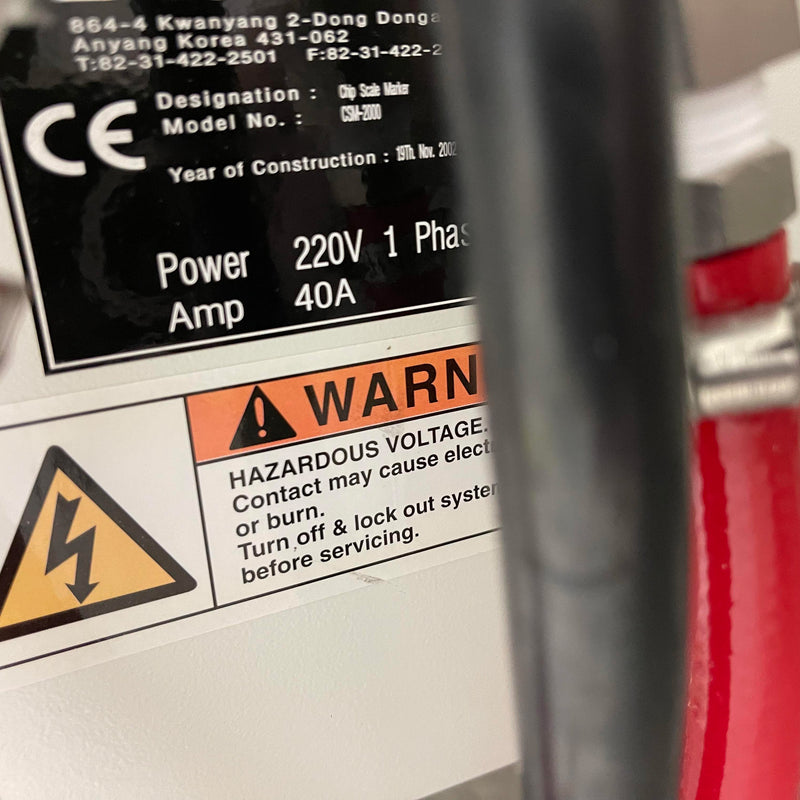 EO Technics CSM 2000 Laser Marker