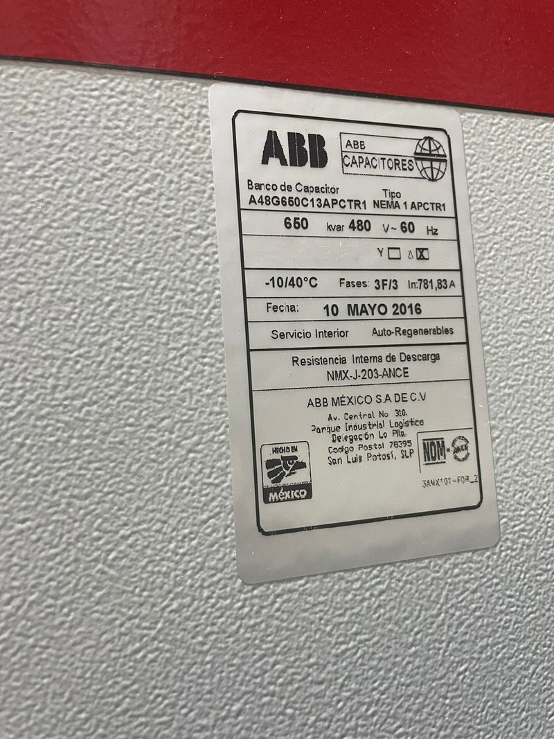 ABB Nema 1 Capacitor