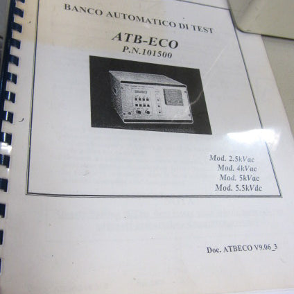 ABAG ATB ECO 5193 Automatic Test Bench