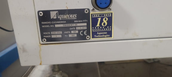 Aqueous Trident III Batch Cleaner