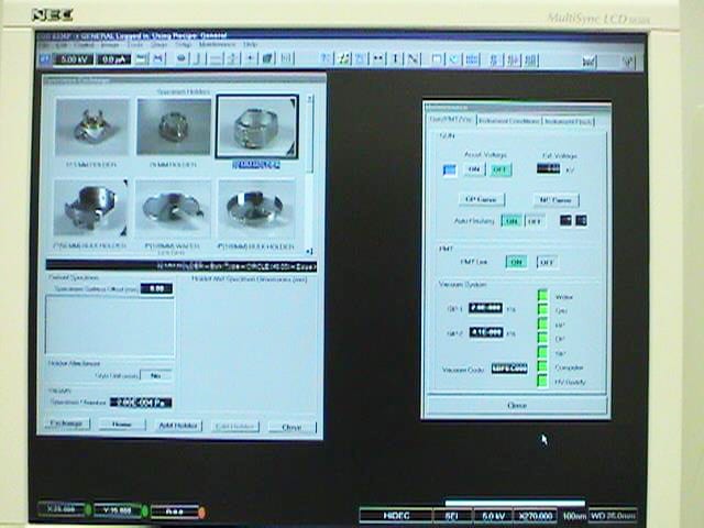 Jeol 6334 F FE-SEM (Field Emission Scanning Electron Microscope)