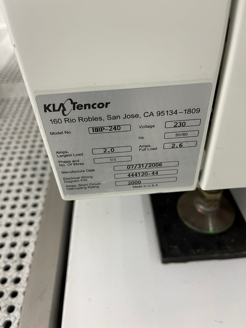 KLA HRP 240 Profilometer