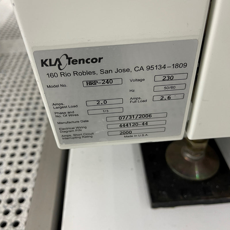KLA HRP 240 Profilometer