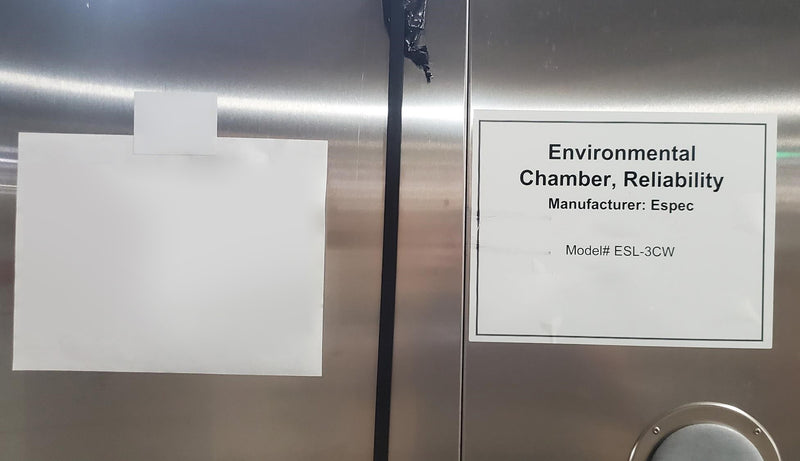 ESPEC ESL 3 CW Environmental Chamber