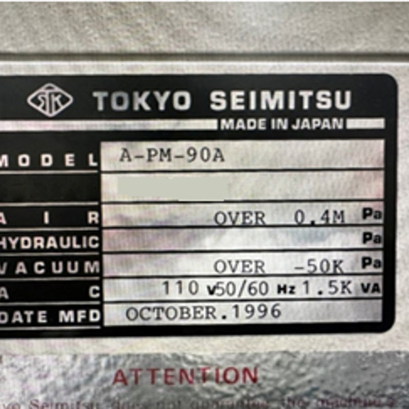 Accretech / TSK APM 90 A Prober