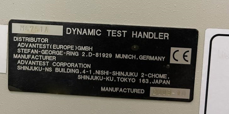 Advantest M 6751 A Handler