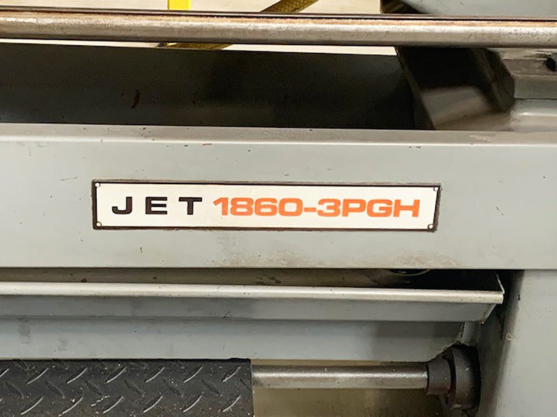 Jet 1860 3 PGH Lathe