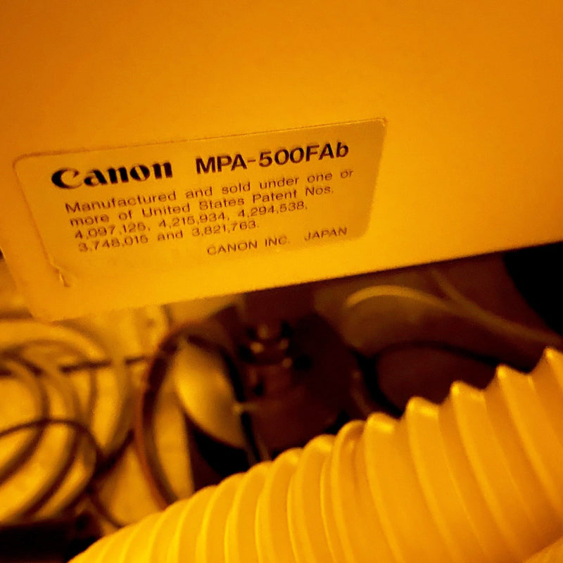 Canon MPA 500 Fab Mirror Projection Mask Aligner