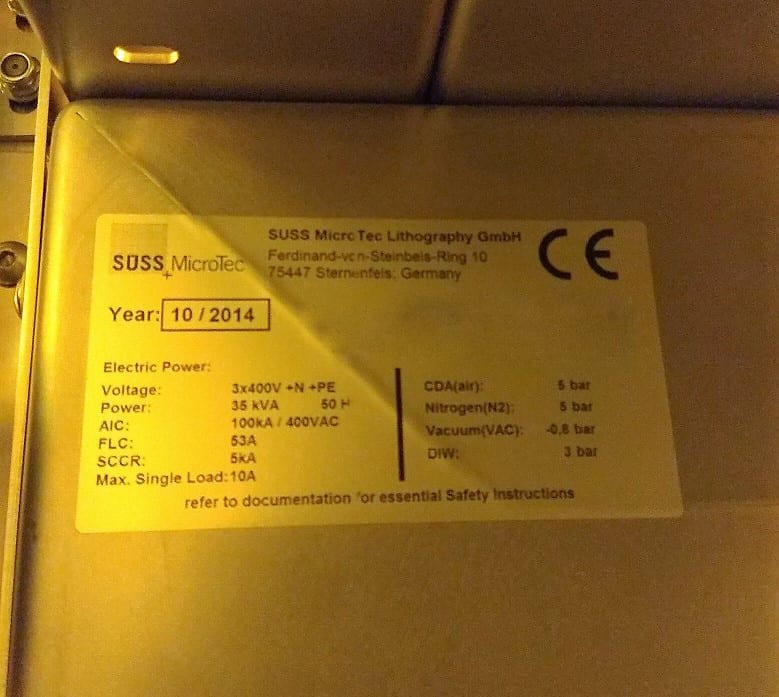 SUSS ACS 300 Gen 2 Coater / Developer