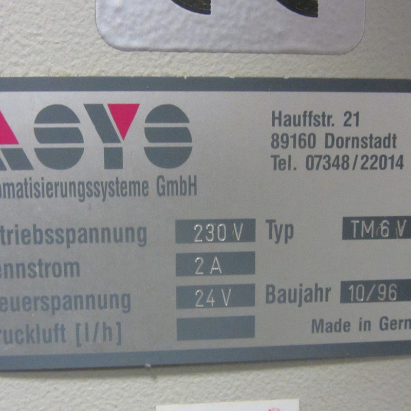 ASYS TM 6 V Conveyor