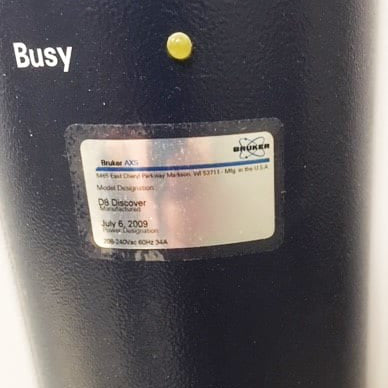 Bruker D 8 Discover XRD Microprobe (X-ray Diffractometer)