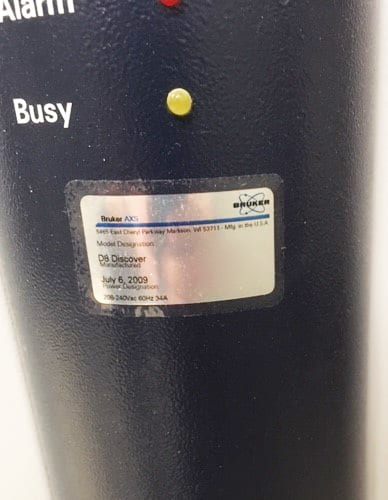 Bruker D 8 Discover XRD Microprobe (X-ray Diffractometer)