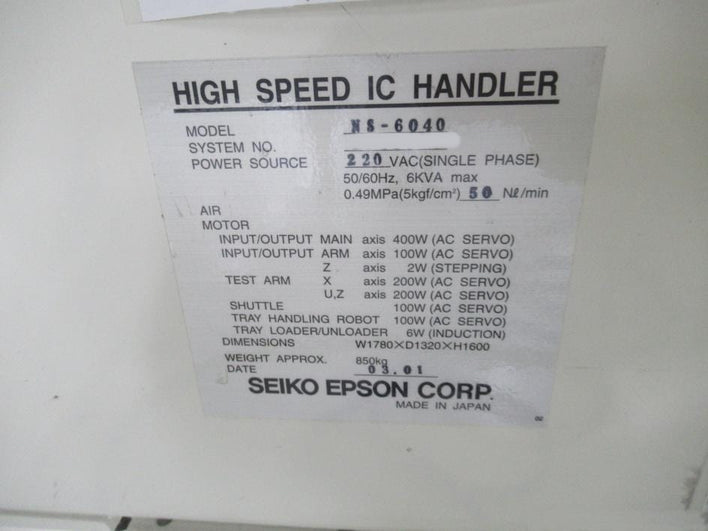 Seiko / Epson NS 6040 Handler