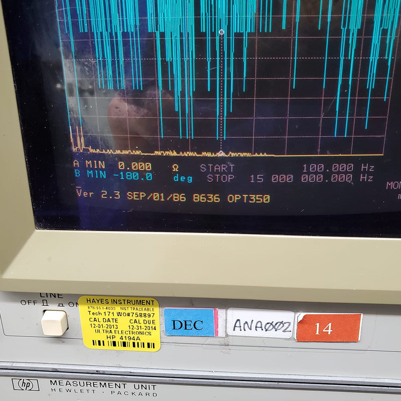 Keysight / Agilent 4194 A Impedance / Gain-Phase Analyzer