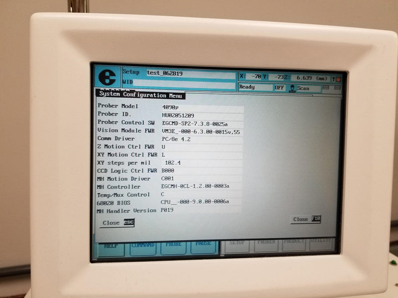 Electroglas 4090 u Film Frame Prober