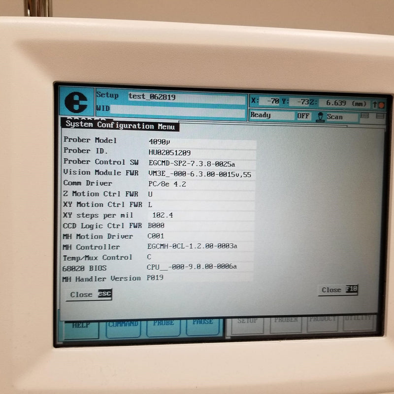 Electroglas 4090 u Film Frame Prober