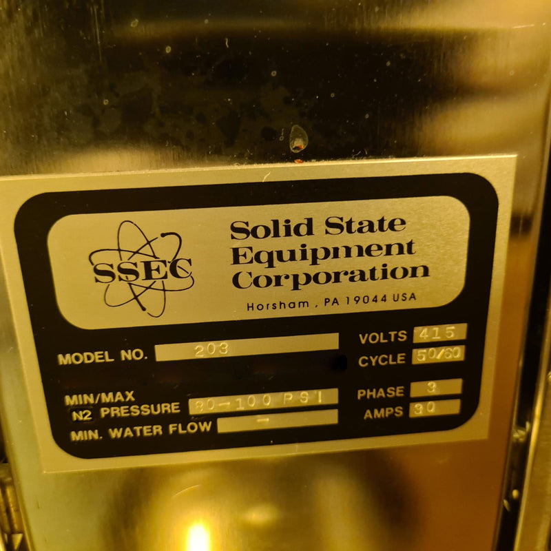 SSEC 203 Wafer Cleaner