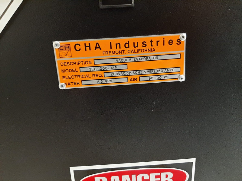 CHA SEC 1000 RAP Evaporator
