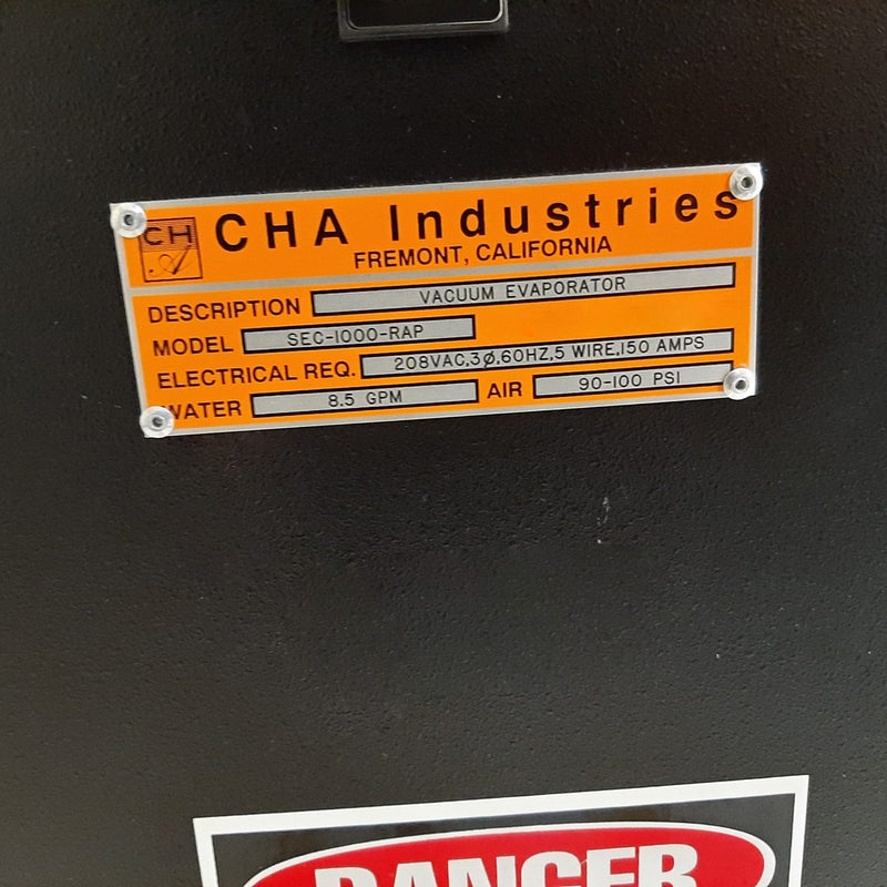 CHA SEC 1000 RAP Evaporator