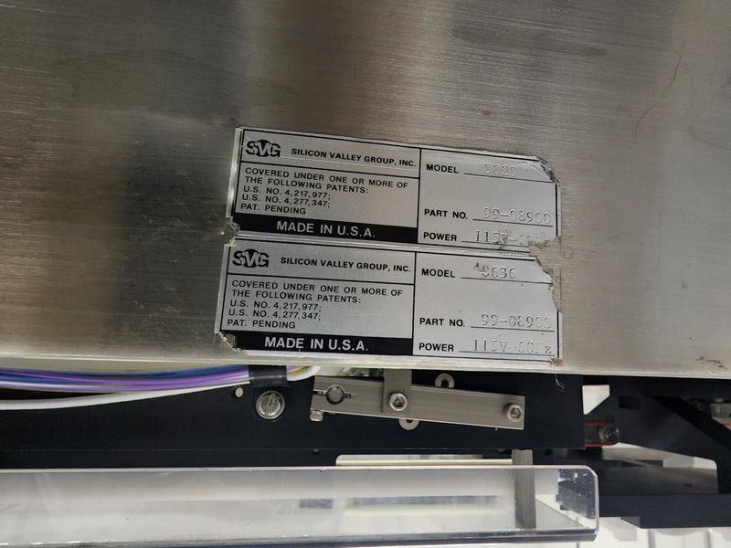SVG 8620 / 8636 Dual Track Wafer Scrubber