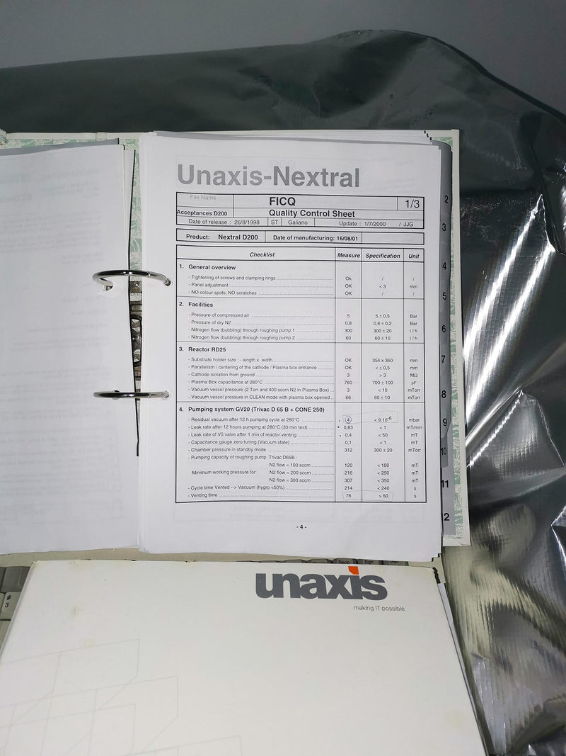 Unaxis / Nextral ND 200 PECVD (Plasma-Enhanced Chemical Vapor Deposition)