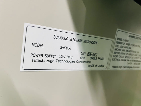 Hitachi S 9260 CD-SEM (Critical Dimension Scanning Electron Microscope)