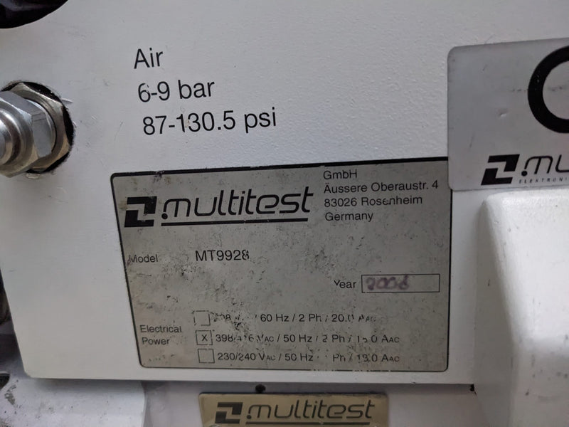Multitest MT 9928 Lot of 5 Handlers