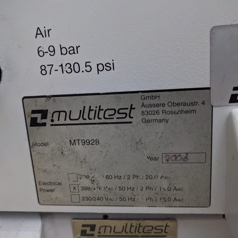 Multitest MT 9928 Lot of 5 Handlers