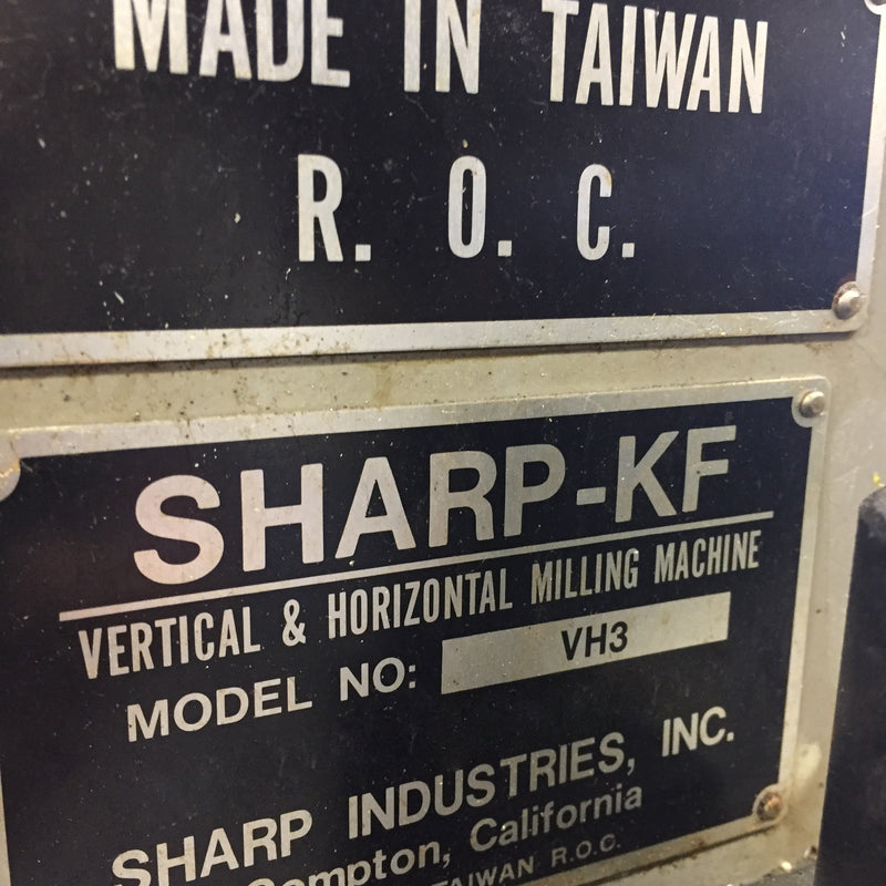 Sharp 3 HV Vertical / Horizontal Mill