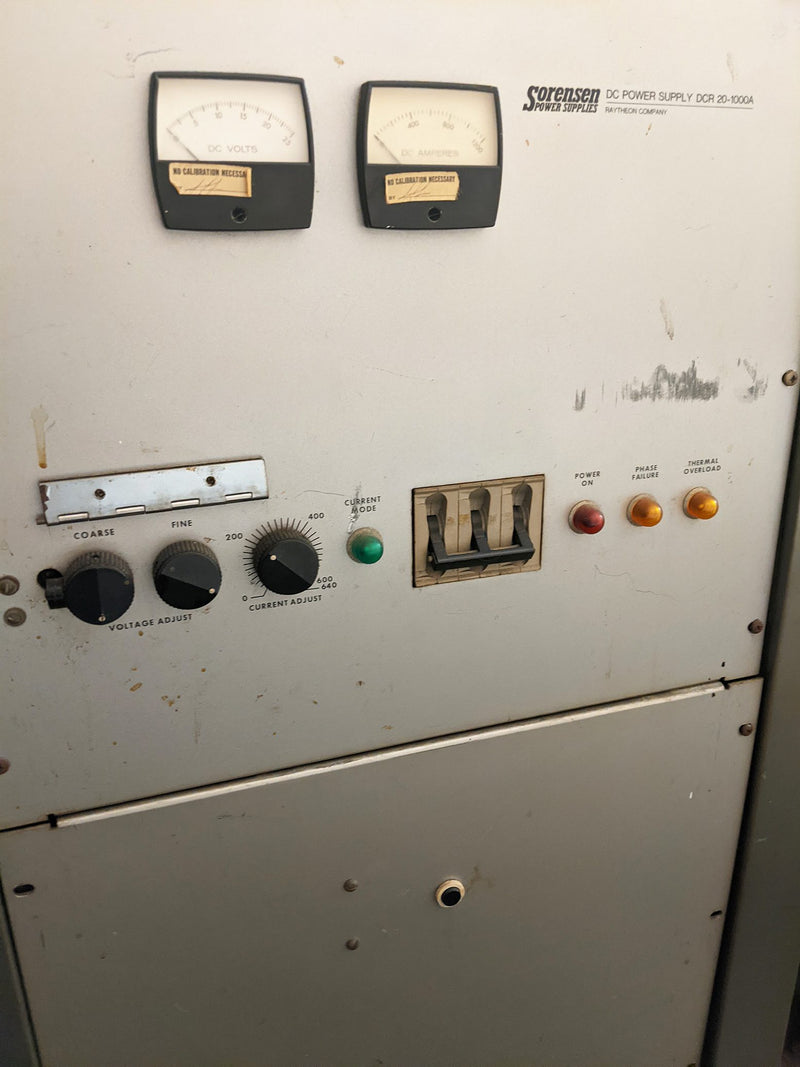 Sorensen DCR 20-1000 A DC Power Supply