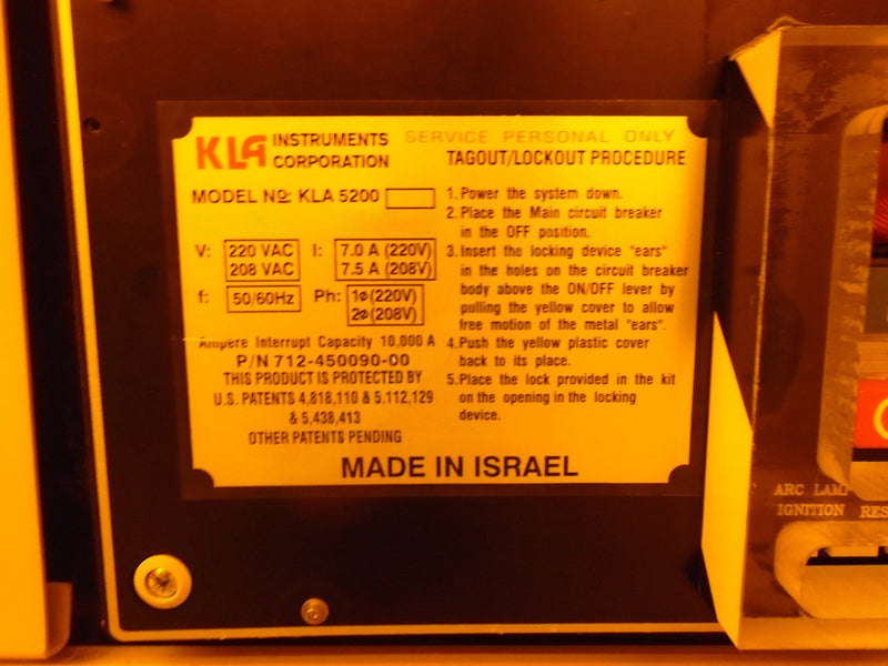 KLA 5200 XP Overlay Measurement