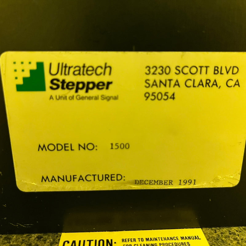 Ultratech UltraStep 1500 Stepper