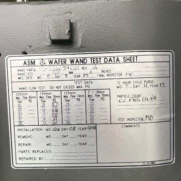 ASM E 2000 Epitaxial Reactor
