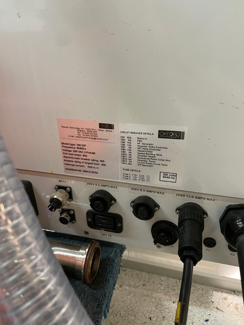 Oxford Plasmalab 100 ICP 180 Etcher