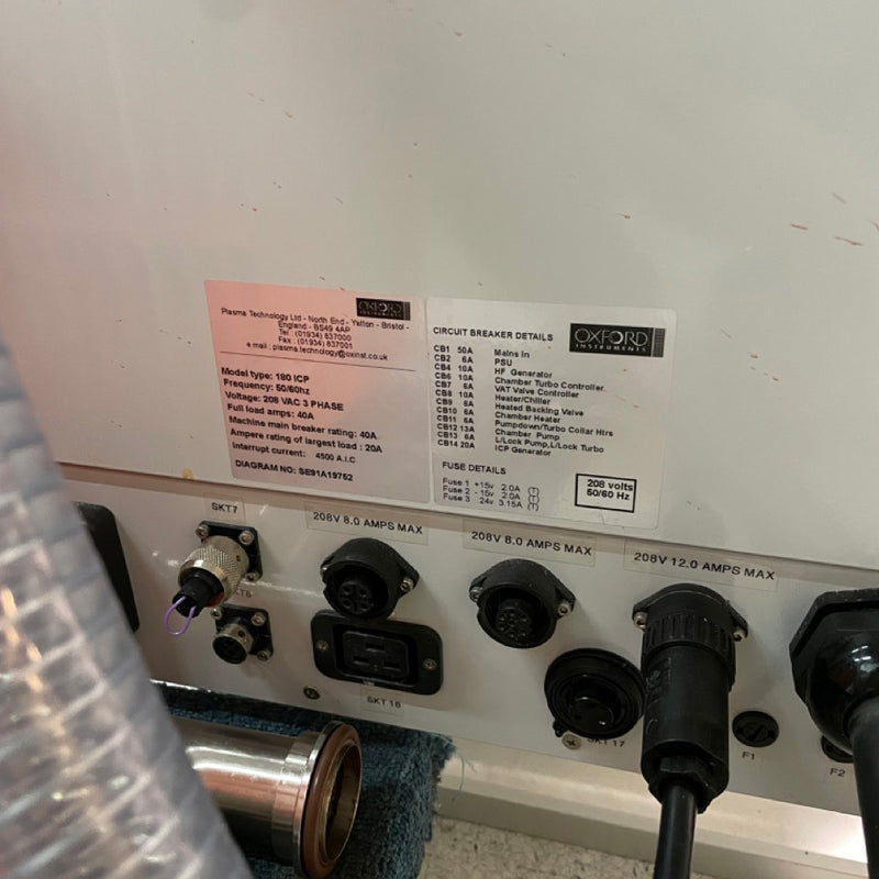 Oxford Plasmalab 100 ICP 180 Etcher