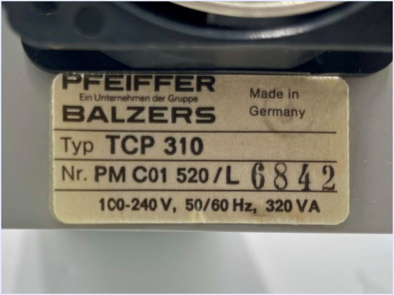 Pfeiffer TCP 310 Turbo Vacuum Pump Power Supply