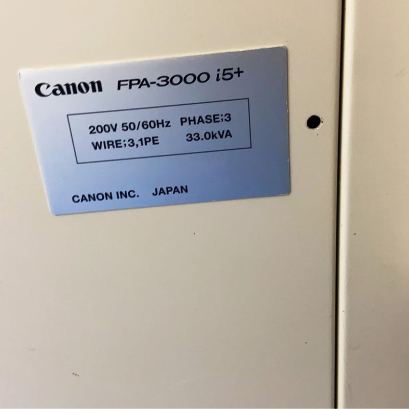 Canon FPA 3000 i 5 + Stepper