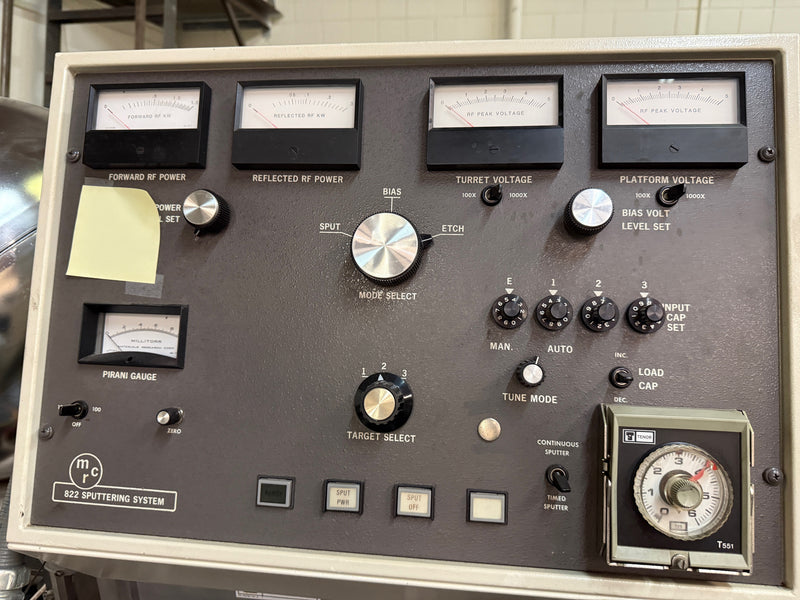 MRC 822 Sputtering System