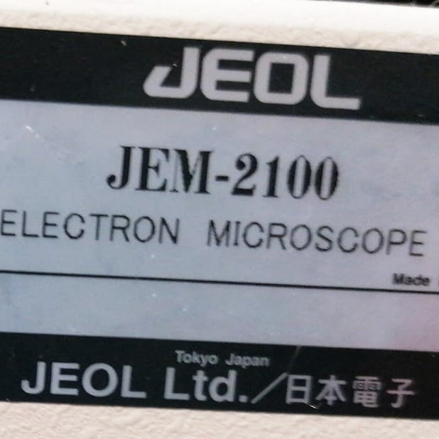 Jeol JEM 2100 TEM (Transmission Electron Microscope)