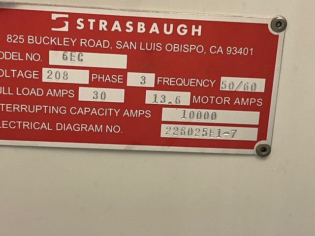 Strasbaugh 6 EC