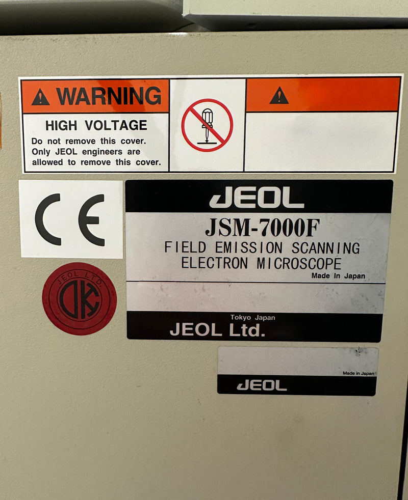 Jeol JSM 7000 F FE-SEM (Field Emission Scanning Electron Microscope)
