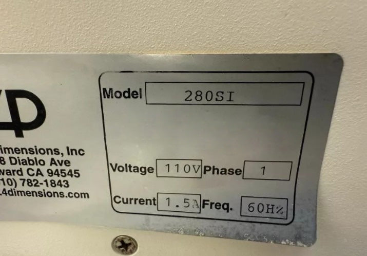 4Dimensions 280 SI Four Point Probe Station