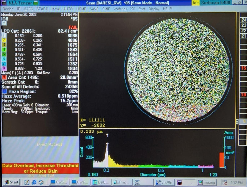KLA SFS 6420 Wafer Inspection